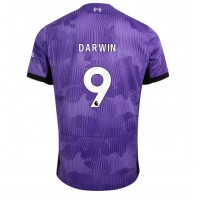 Camisa de Futebol Liverpool Darwin Nunez #9 Equipamento Alternativo 2023-24 Manga Curta